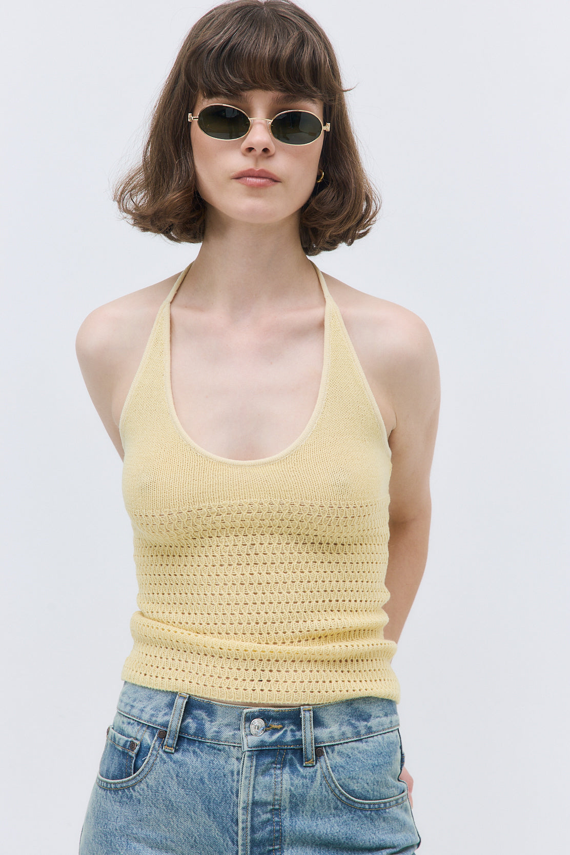 Halter Neck Crochet Top