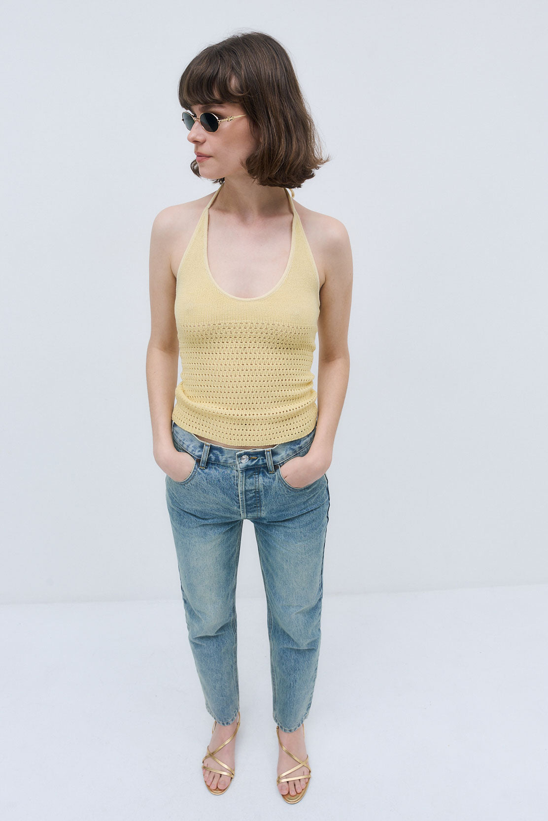 Halter Neck Crochet Top