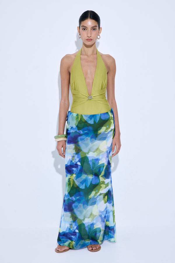 Semi Sheer Maxi Skirt