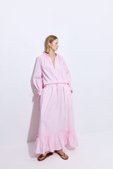 Ruffled Poplin Blouse