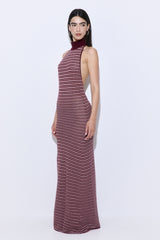 Crochet Turtle Neck  Maxi Dress