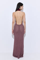 Crochet Turtle Neck  Maxi Dress