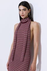 Crochet Turtle Neck  Maxi Dress