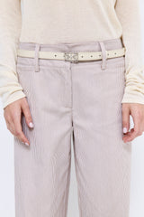 Striped Drill Pants