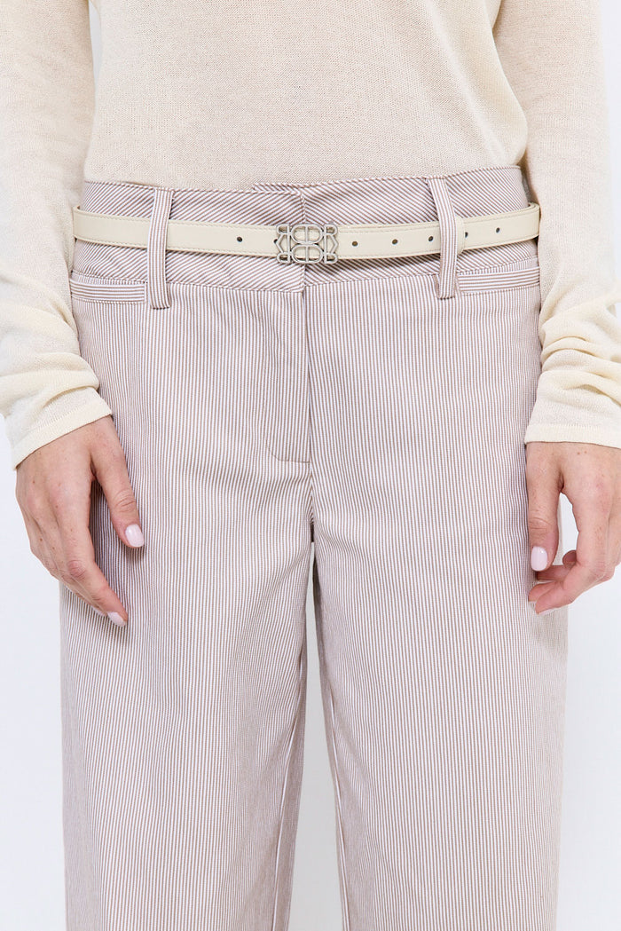 Striped Drill Pants