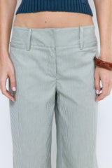 Striped Drill Pants