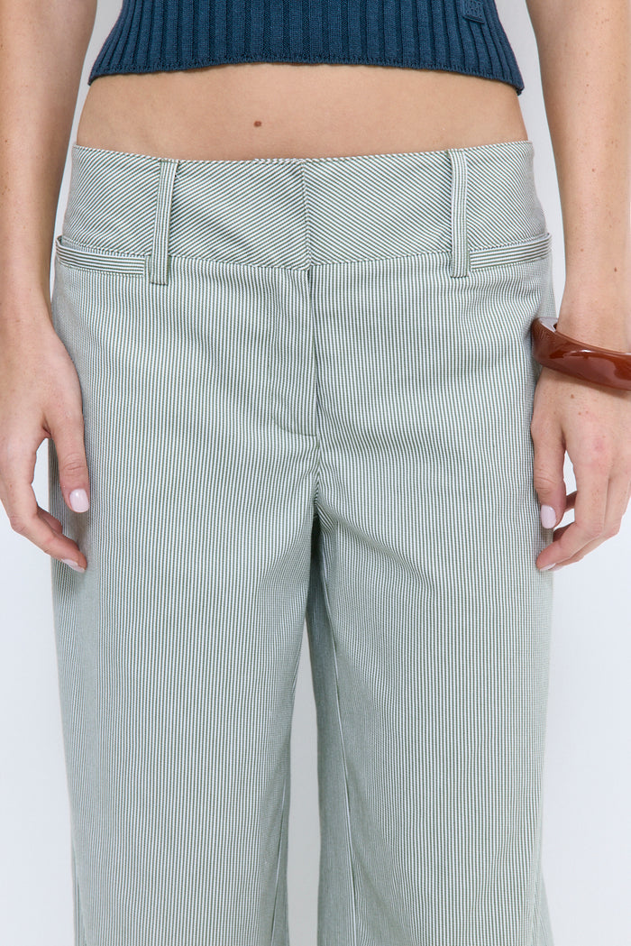 Striped Drill Pants