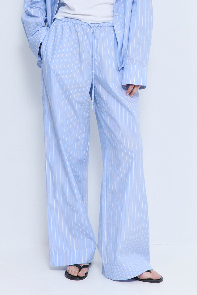 Mid Rise Poplin Pants