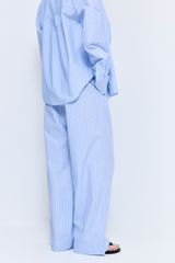 Mid Rise Poplin Pants