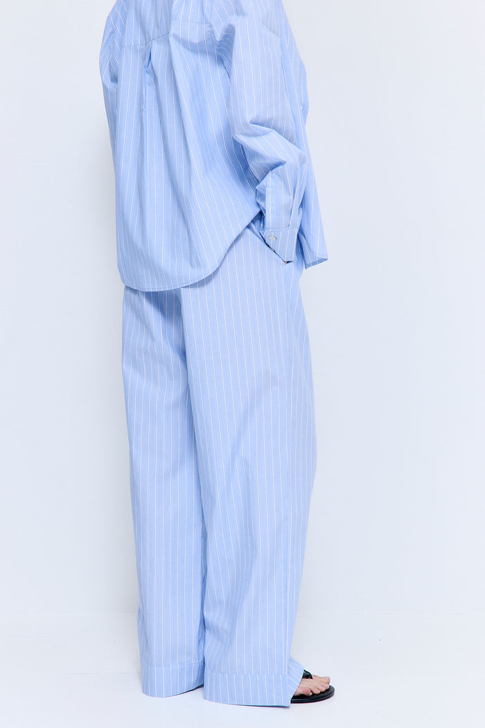 Mid Rise Poplin Pants
