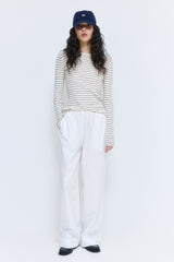 Mid Rise Poplin Pants
