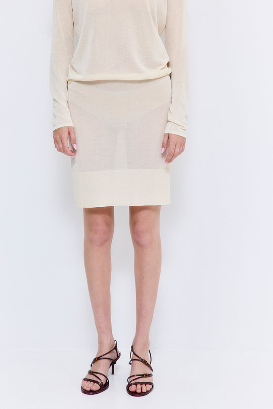 Sheer Midi Skirt