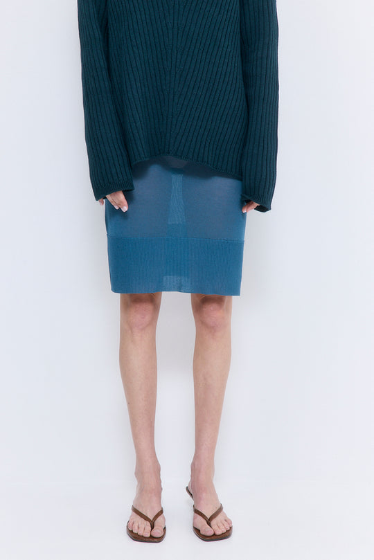 Sheer Midi Skirt