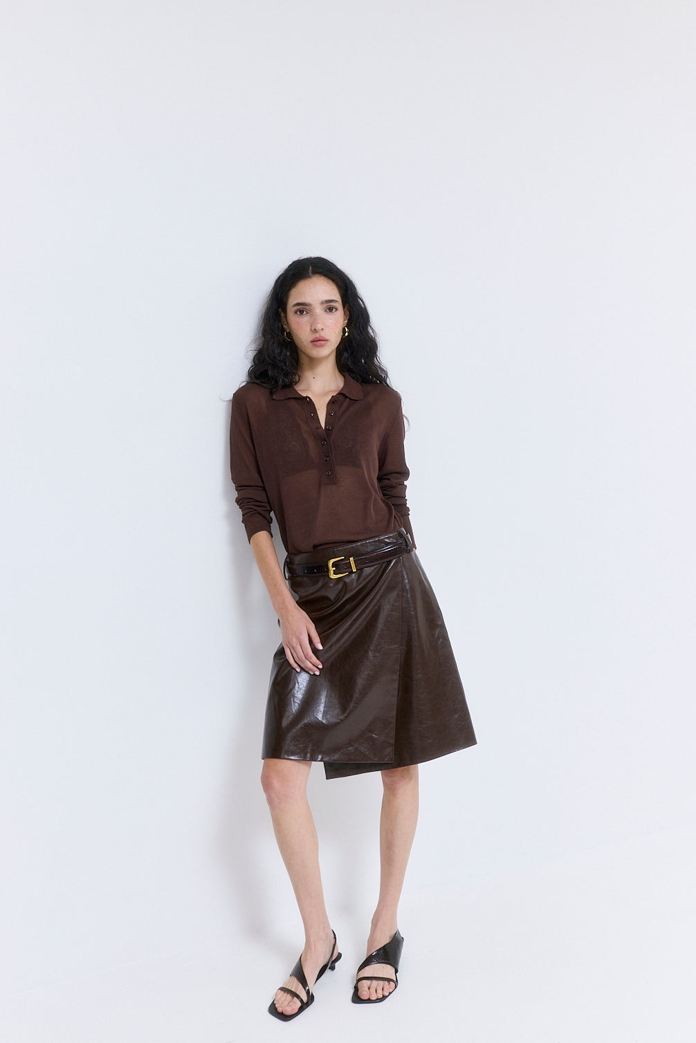 Sheer Polo Tee