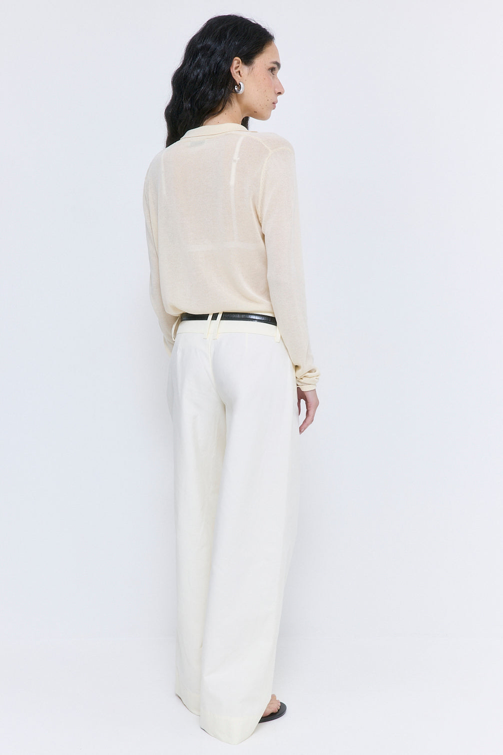 Sheer Polo Tee