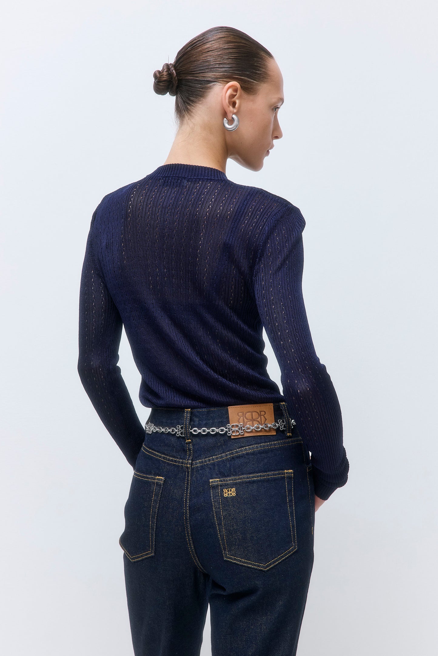 Semi Sheer Crochet Cardigan