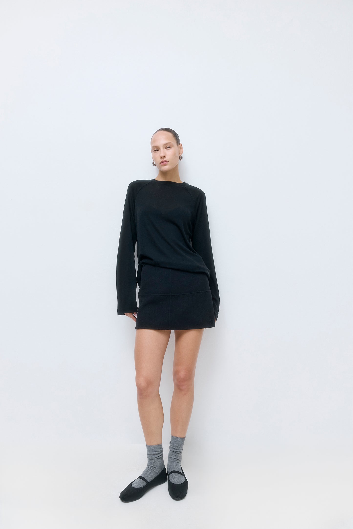 Oversized Wool Long Sleeve