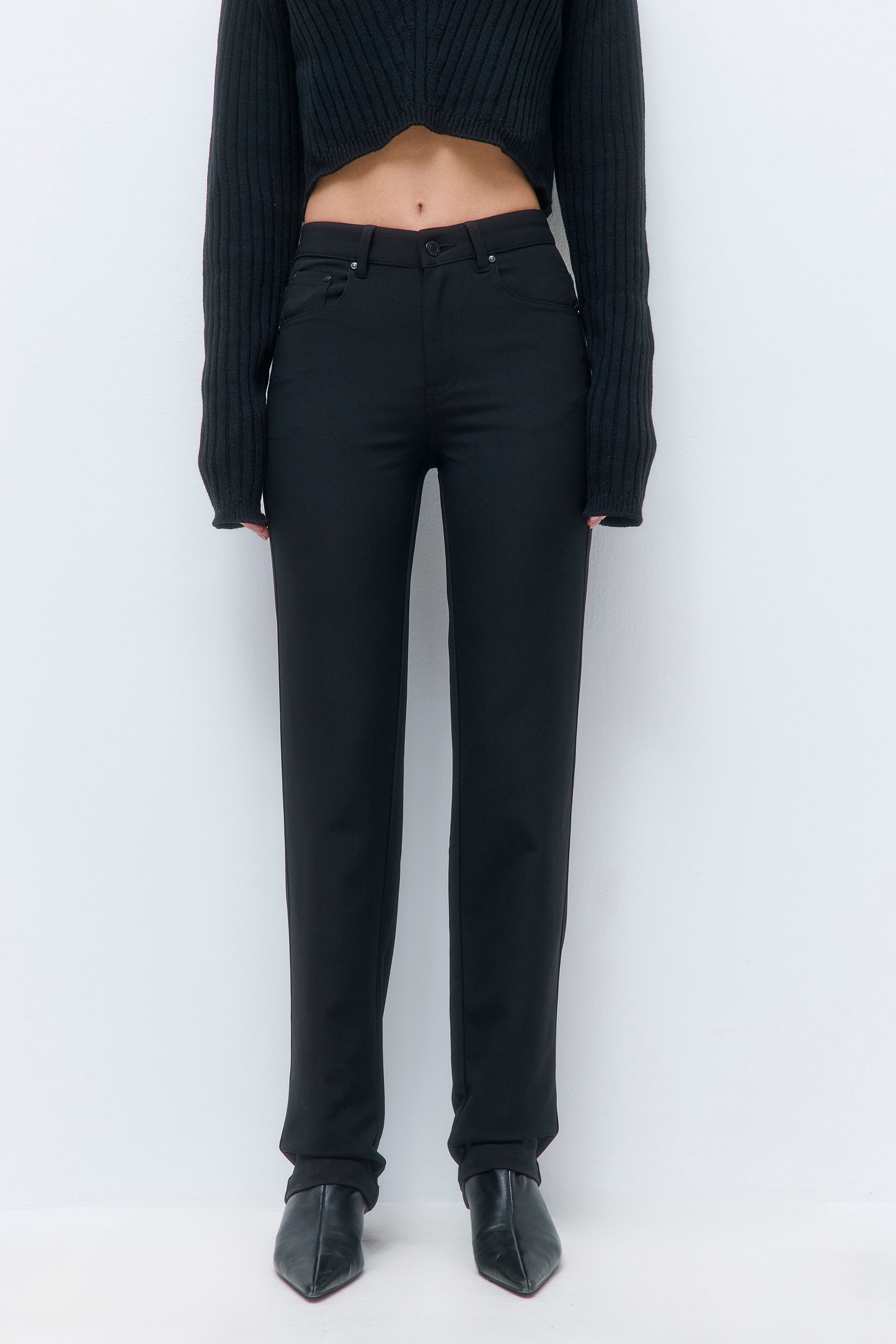 Stretchy Straight Leg Pants