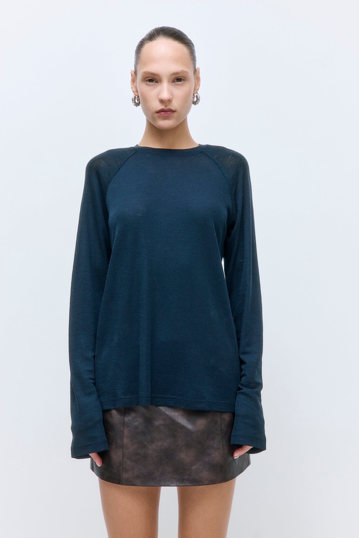 Oversized Wool Long Sleeve