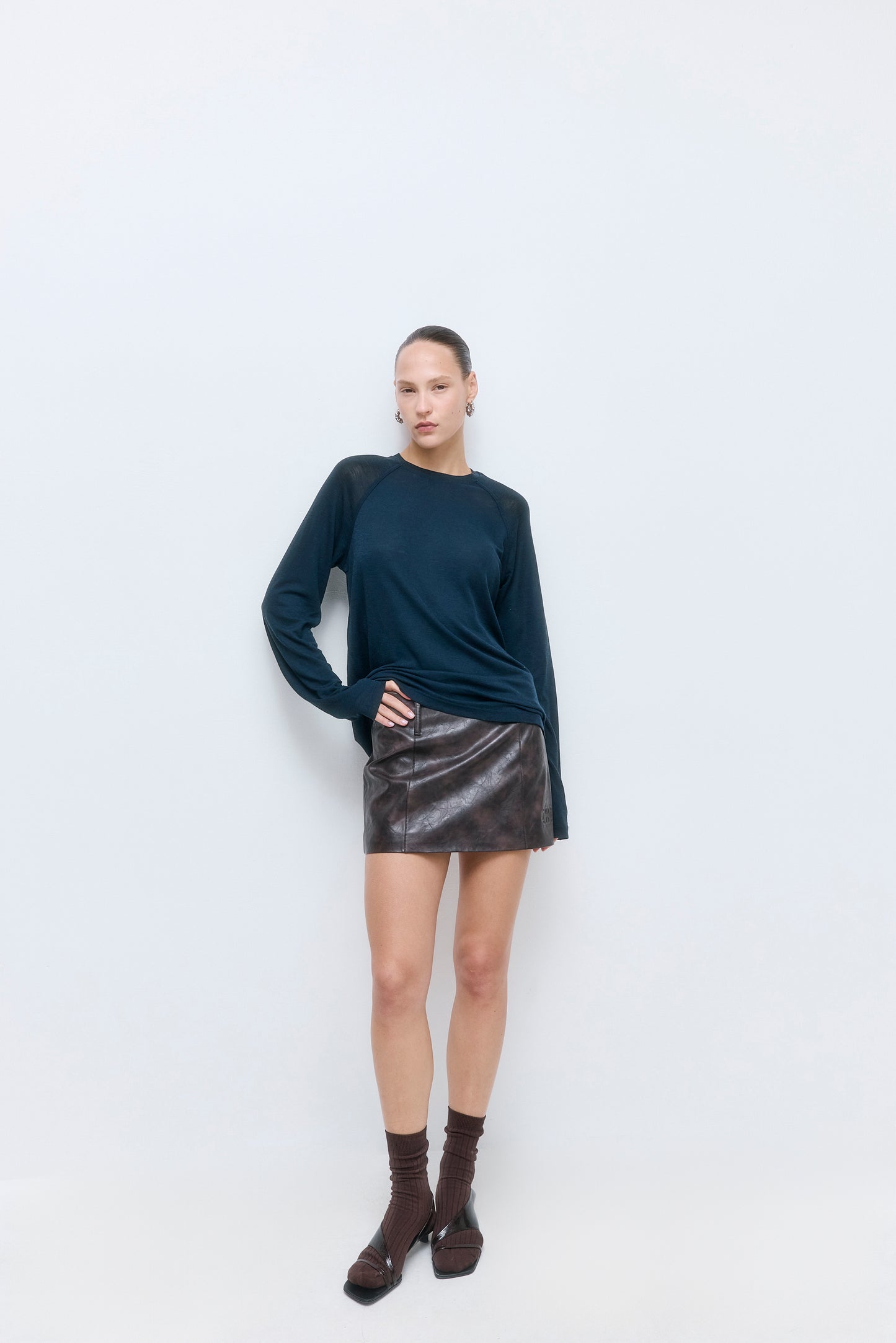 Oversized Wool Long Sleeve