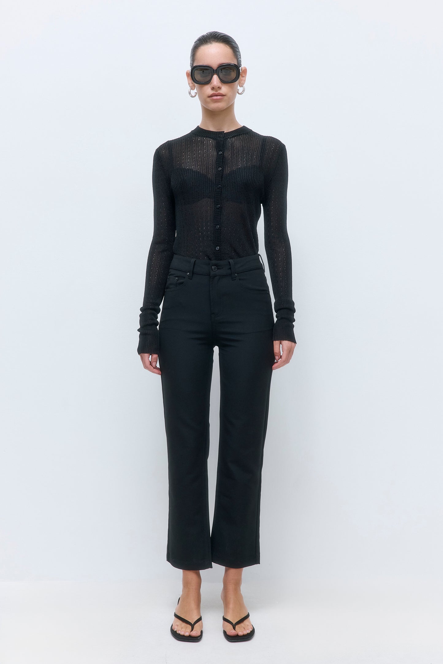 Stretchy Cropped Pants