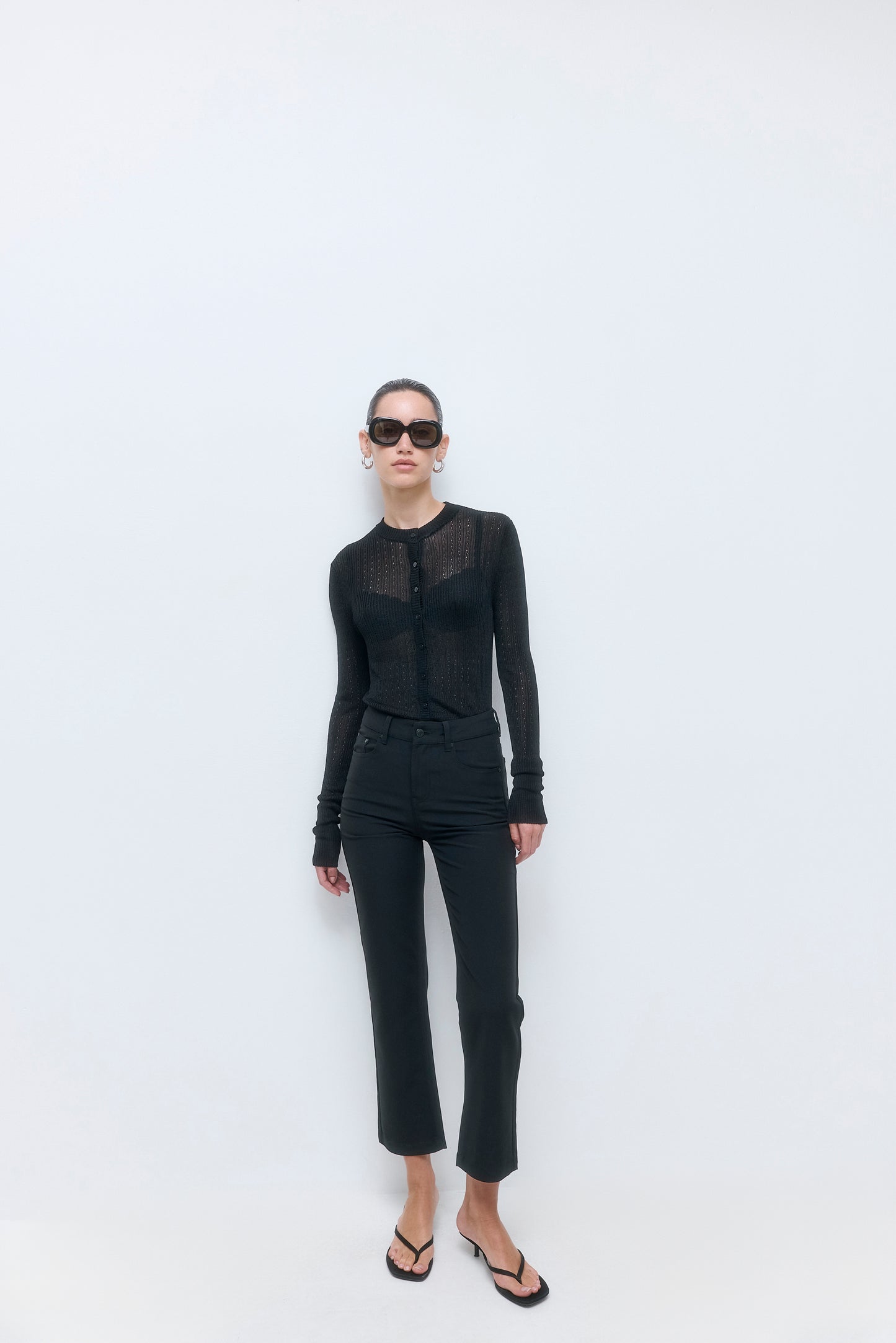 Stretchy Cropped Pants