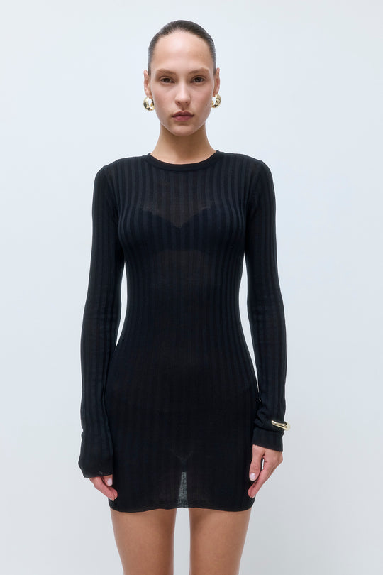 Wide Rib Mini Dress