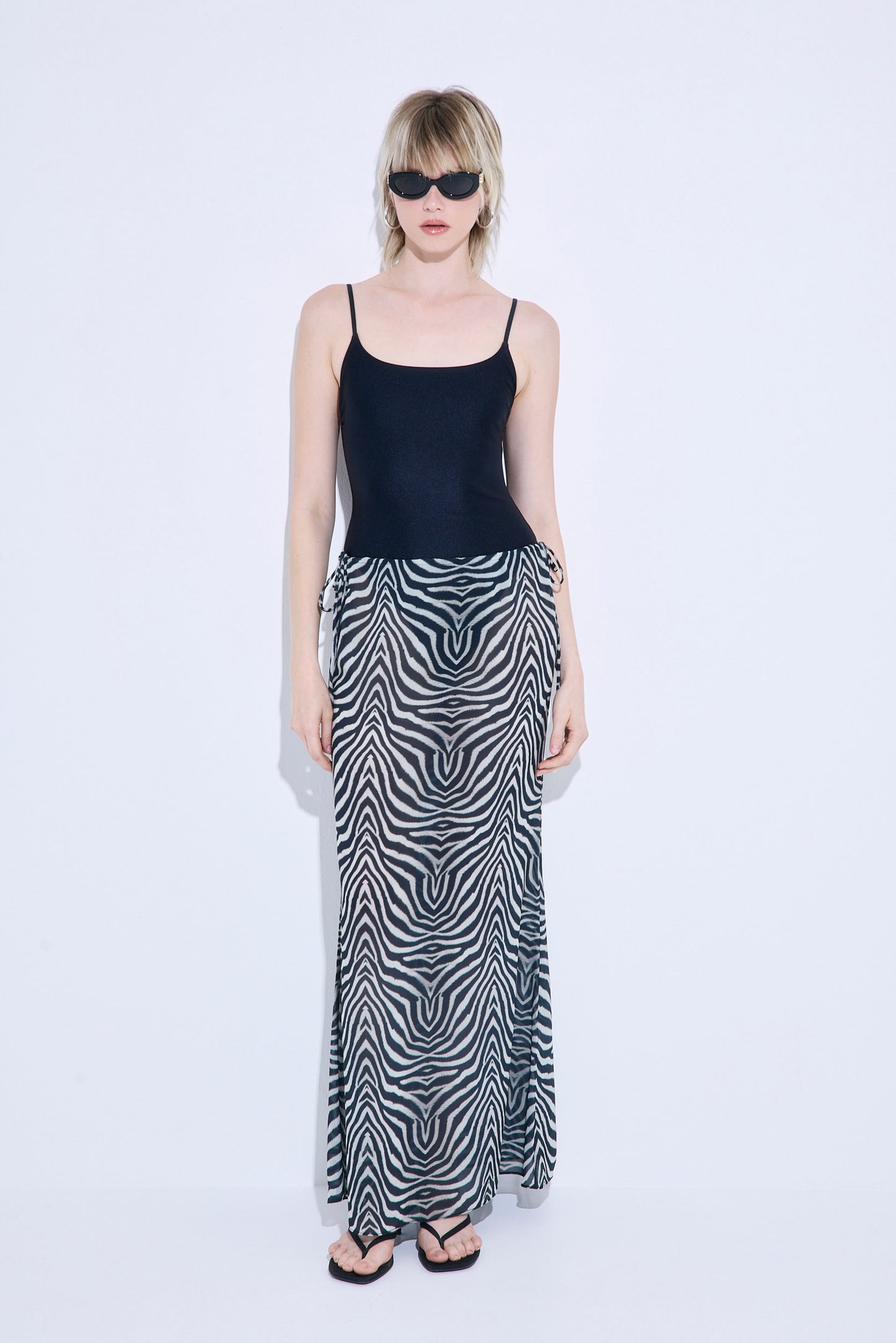 Semi Sheer Maxi Skirt