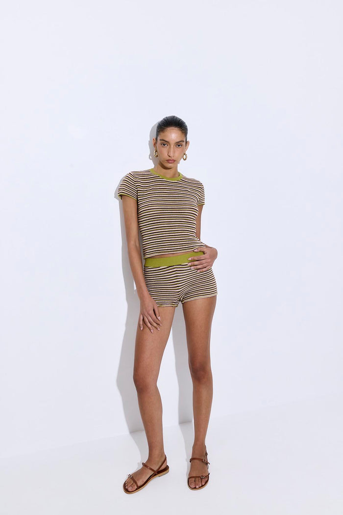 Crochet Mid Rise Shorts