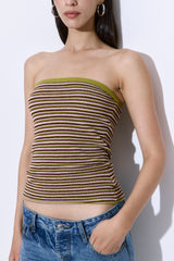 Crochet Strapless Top