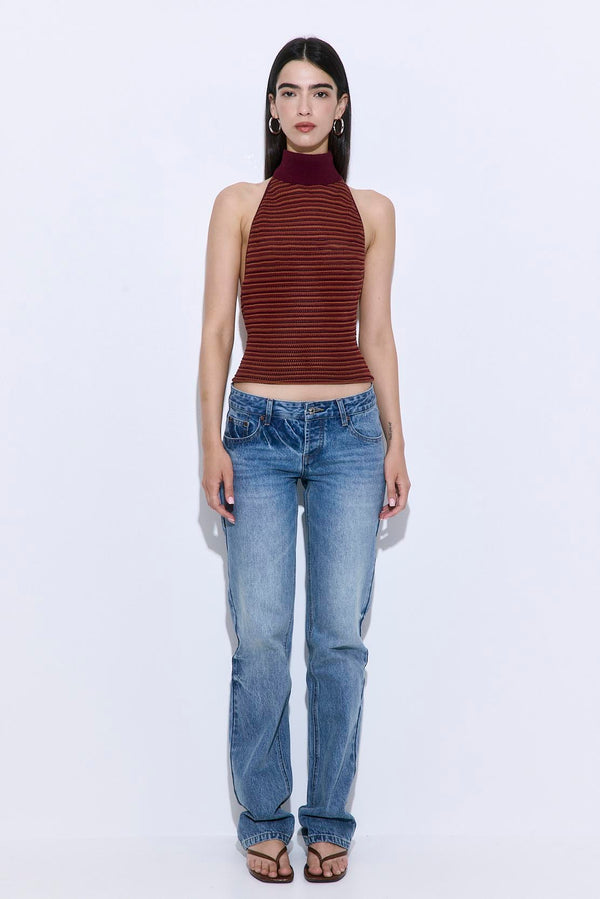 Crochet Turtle Neck Top