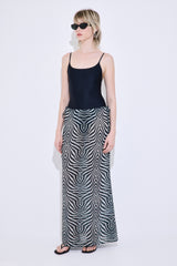 Semi Sheer Maxi Skirt