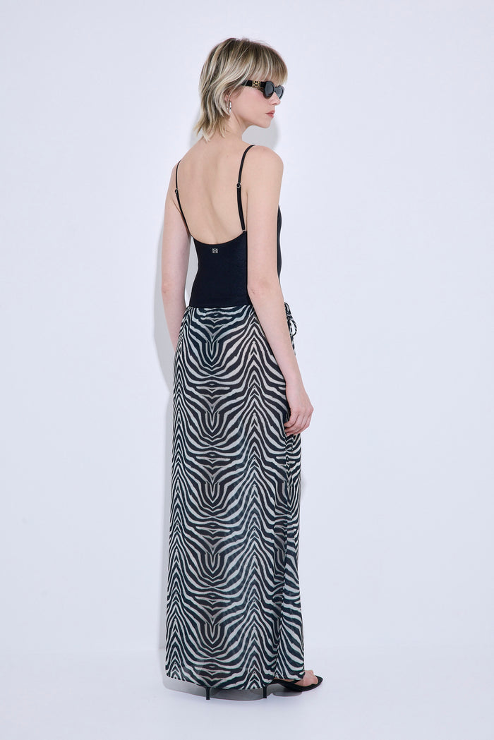 Semi Sheer Maxi Skirt