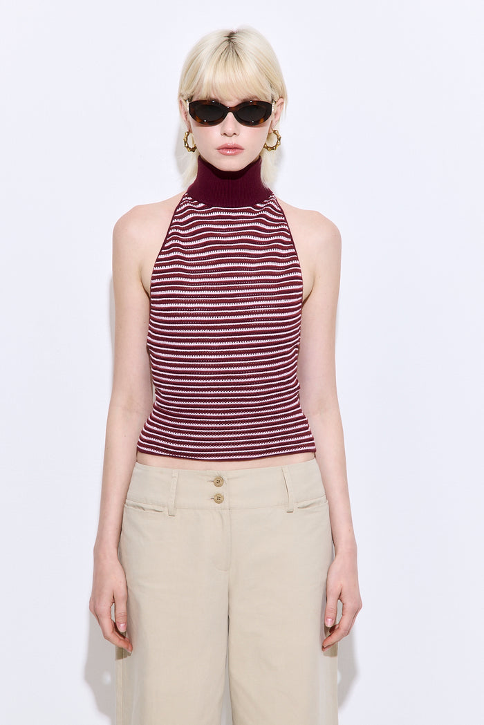 Crochet Turtle Neck Top