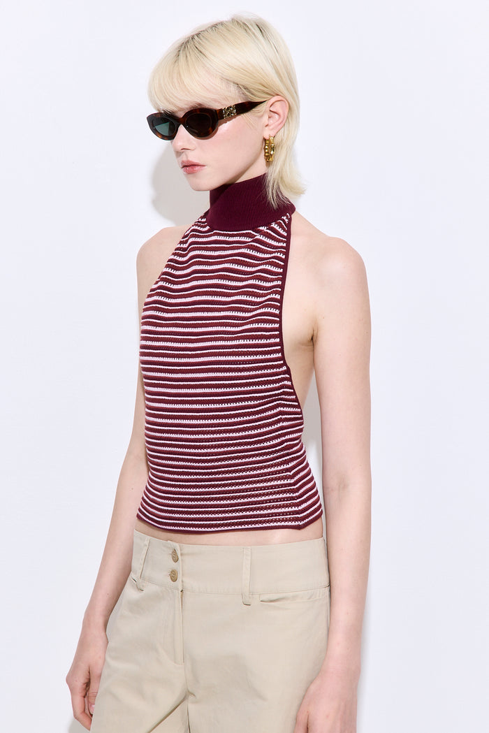 Crochet Turtle Neck Top
