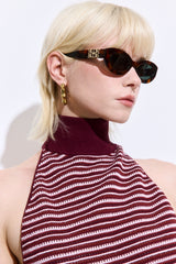 Crochet Turtle Neck Top