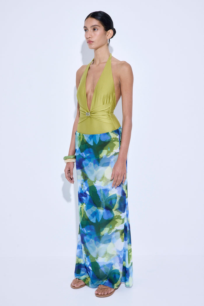 Semi Sheer Maxi Skirt