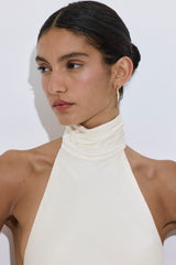 Limited Edition Collared Satin Dress