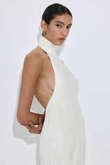 Limited Edition Collared Satin Dress