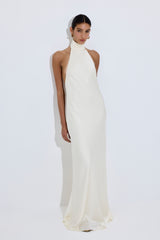 Limited Edition Collared Satin Dress