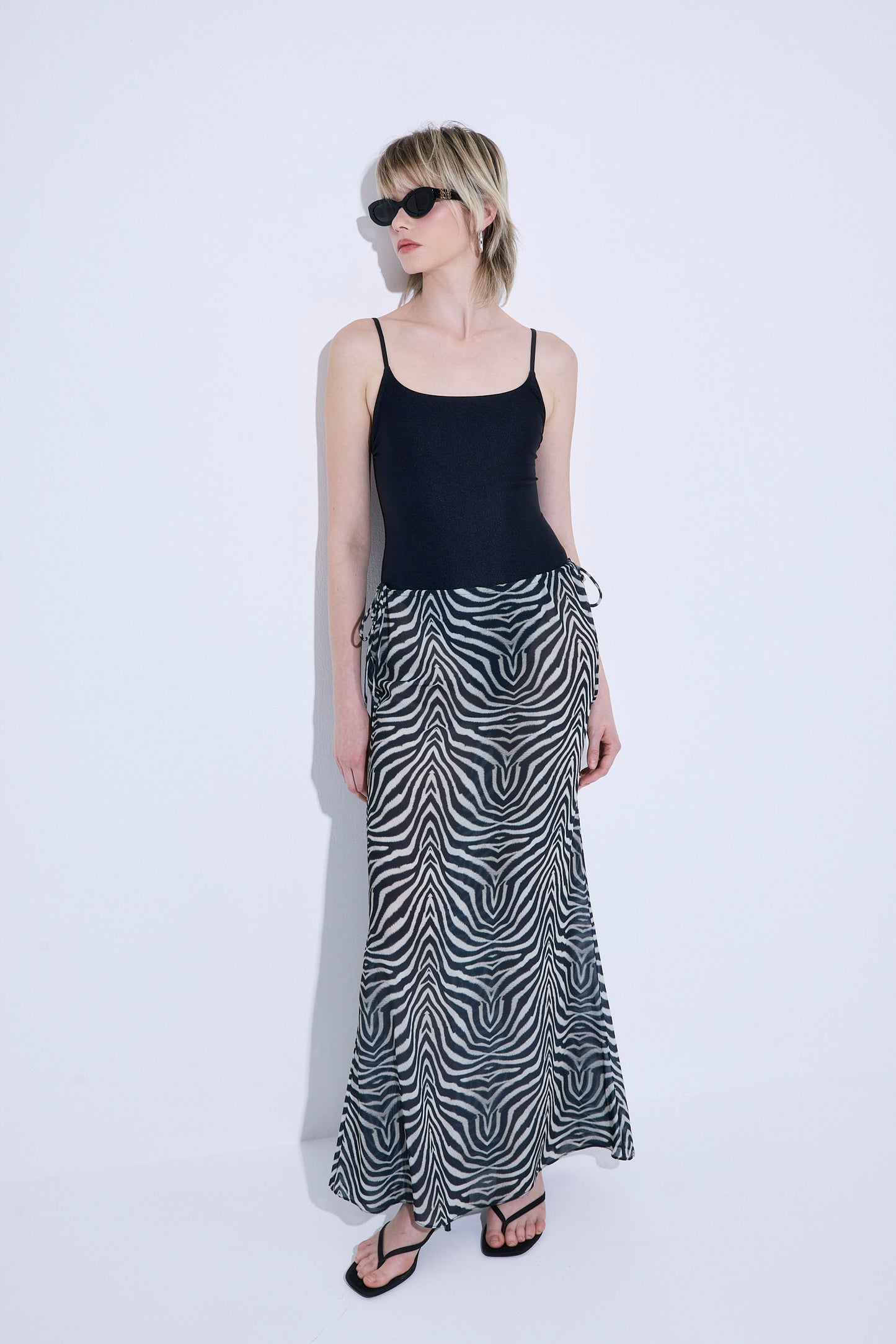 Semi Sheer Maxi Skirt