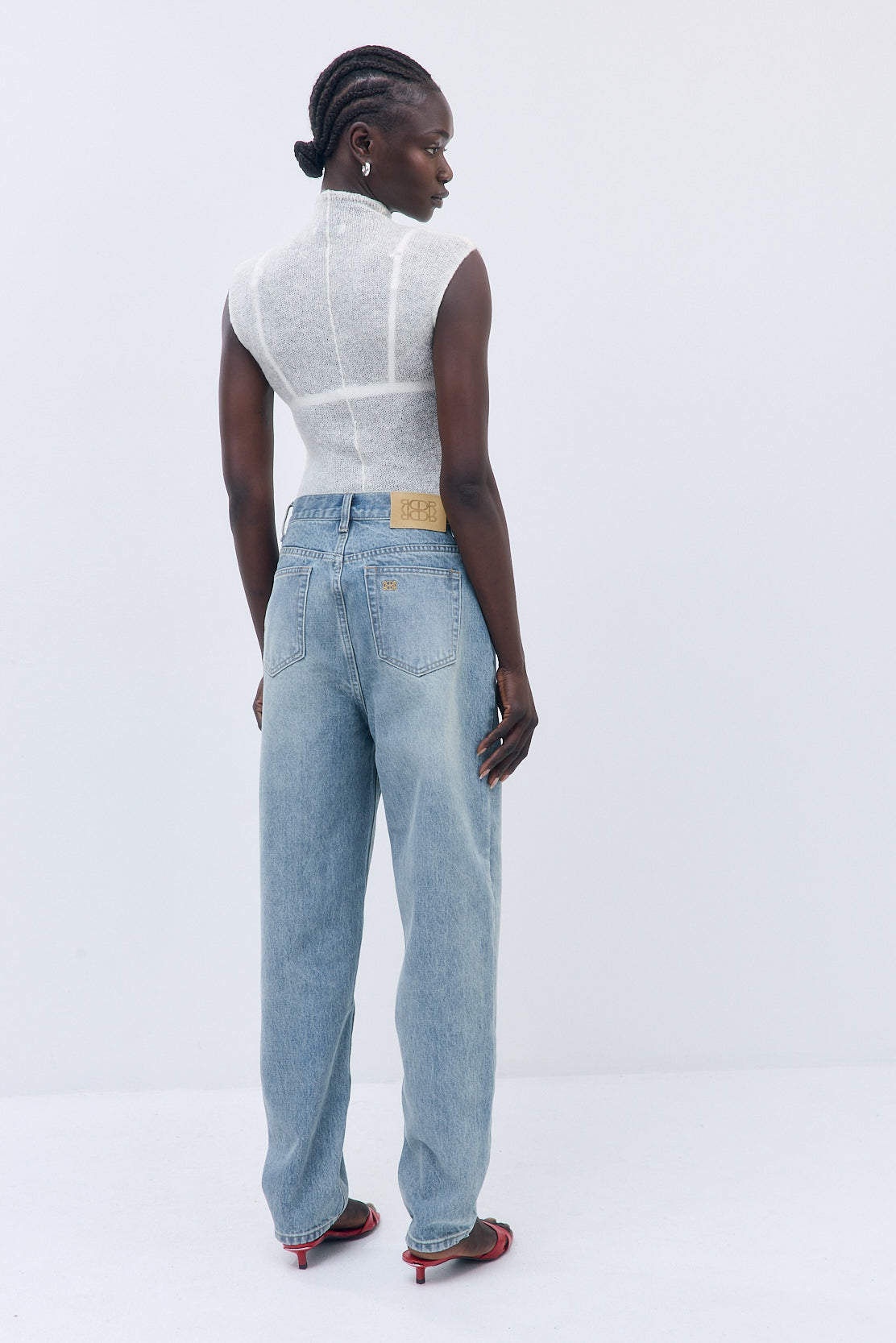 No.13| High Rise Tapered Balloon Denim