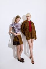 Suede Shorts