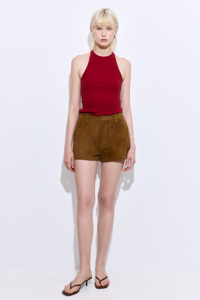 Suede Shorts