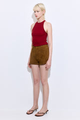 Suede Shorts