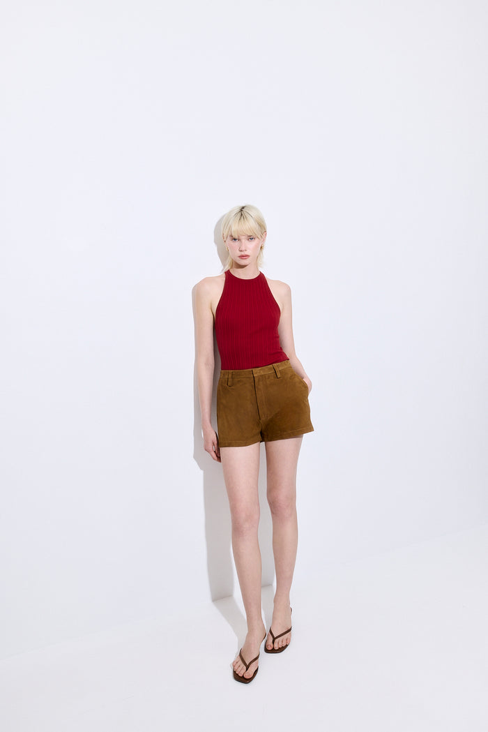 Suede Shorts