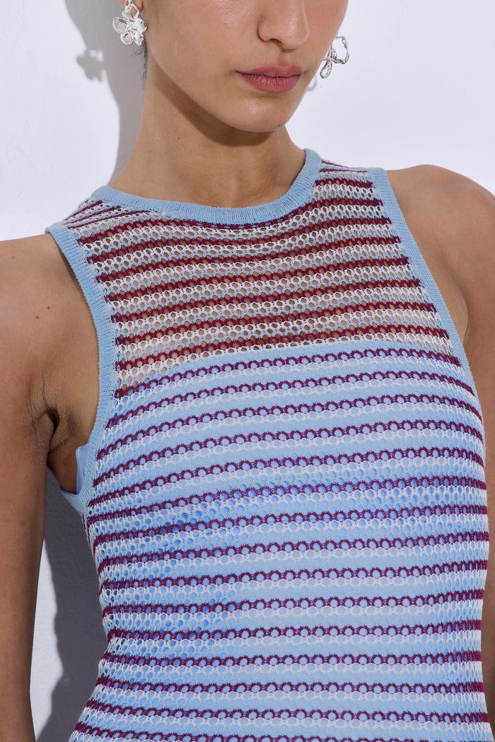 Crochet Maxi Tank Dress