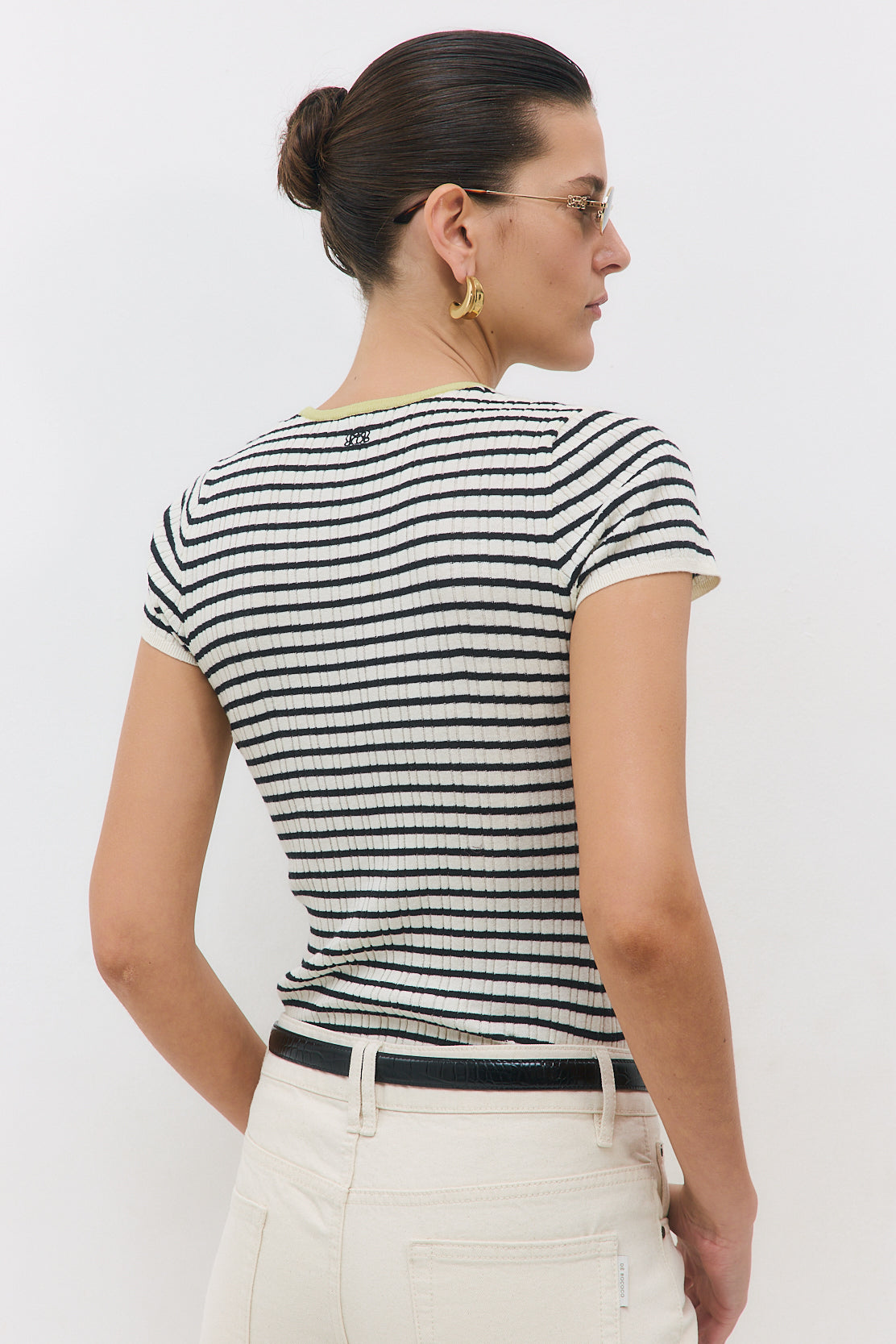 Ribbed Striped Top