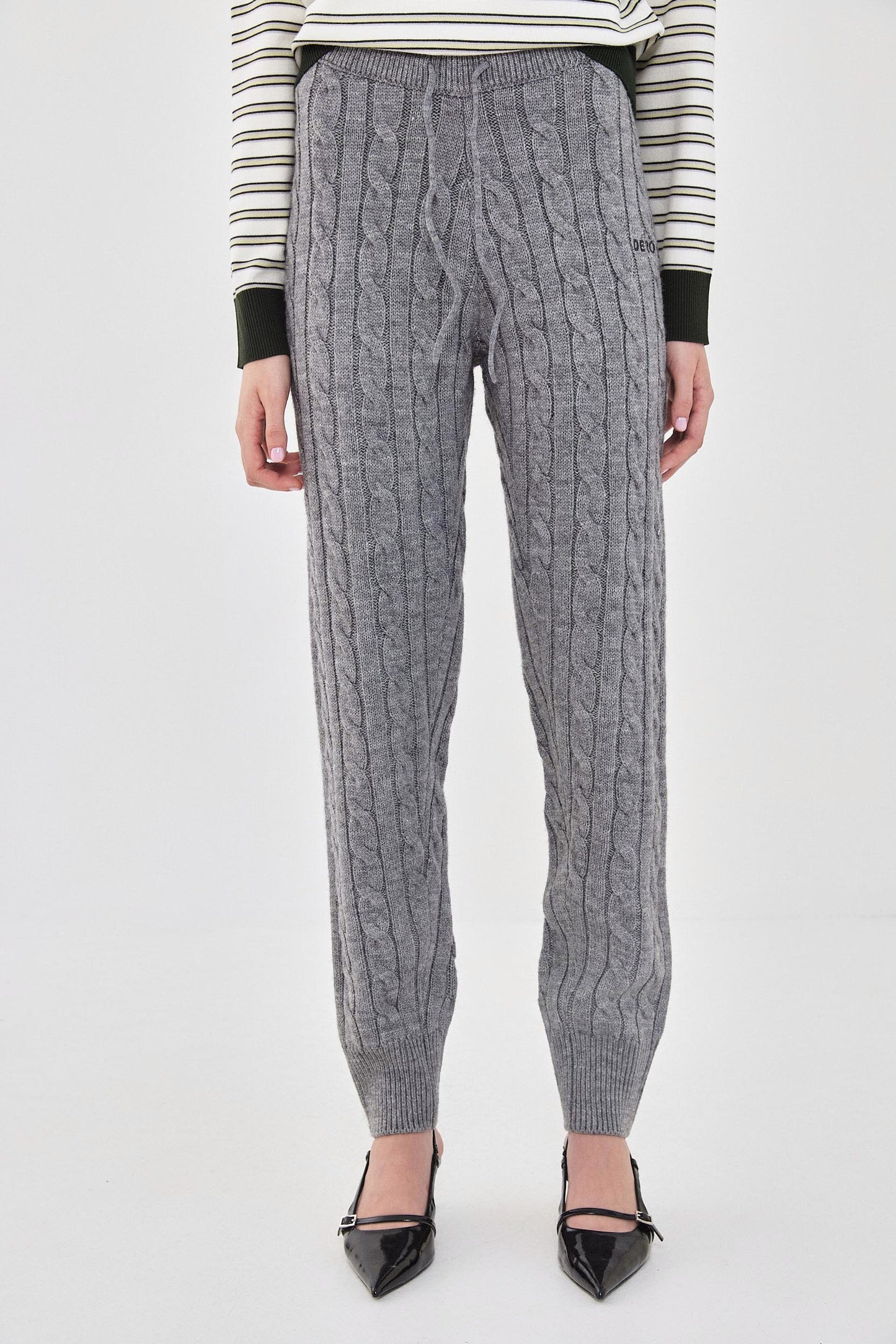 Cable-Knit Jogger - Dé Rococo