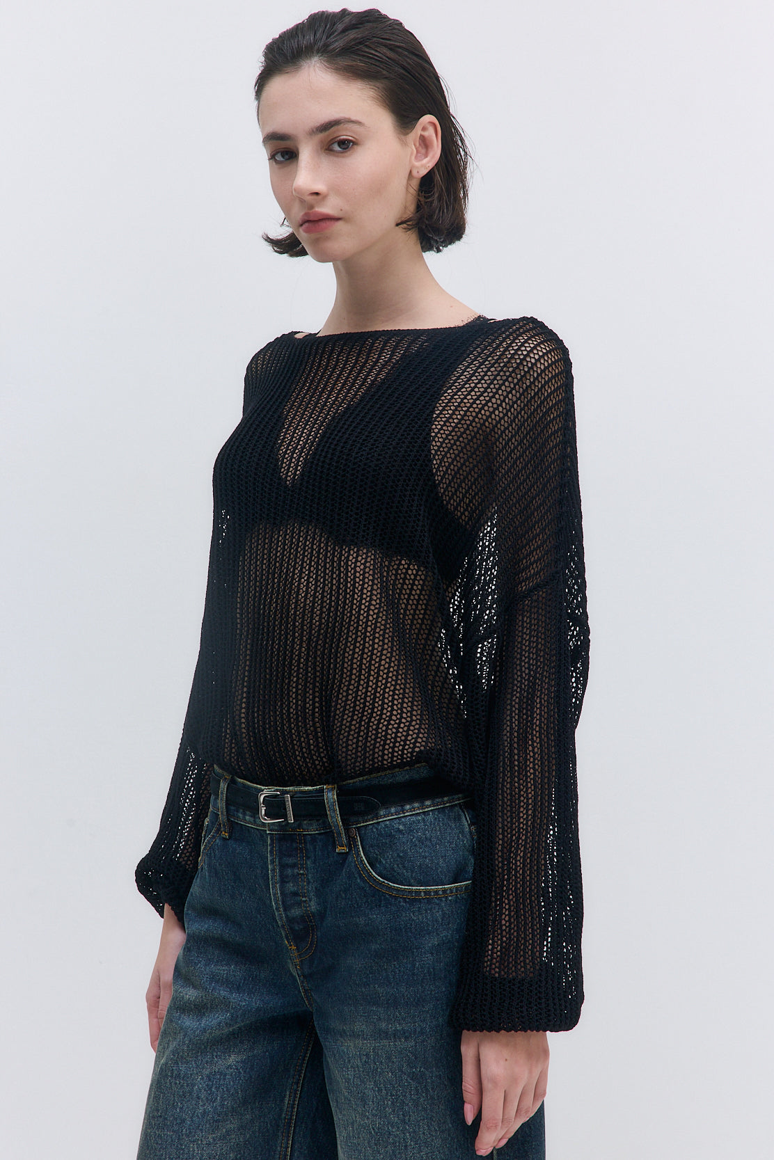 Crochet Boatneck Top